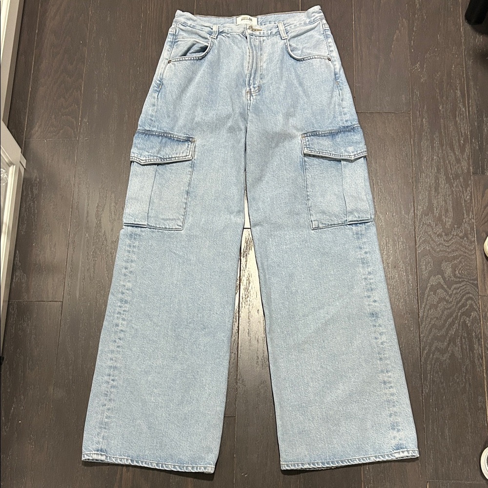 Agolde Minka Denim Cargo Jeans | Size 26